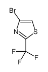 4-bromo-2-(trifluoromethyl)-1,3-thiazole结构式