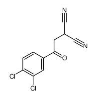 2-[2-(3,4-dichlorophenyl)-2-oxoethyl]propanedinitrile结构式