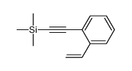2-(2-ethenylphenyl)ethynyl-trimethylsilane结构式