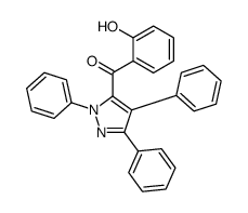 (2-hydroxyphenyl)-(2,4,5-triphenylpyrazol-3-yl)methanone结构式