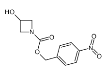 (4-nitrophenyl)methyl 3-hydroxyazetidine-1-carboxylate结构式
