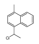 1-(1-chloroethyl)-4-methylnaphthalene结构式
