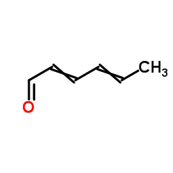(E,E)-2,4-己二烯醛结构式