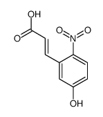 3-(5-hydroxy-2-nitrophenyl)prop-2-enoic acid结构式