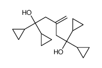 1,1,5,5-tetracyclopropyl-3-methylidenepentane-1,5-diol结构式