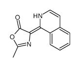 4-(2H-isoquinolin-1-ylidene)-2-methyl-1,3-oxazol-5-one结构式