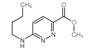 6-(丁基氨基)-3-哒嗪羧酸甲酯结构式