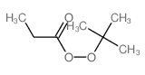 Propaneperoxoicacid, 1,1-dimethylethyl ester结构式