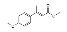 methyl 3-(4-methoxyphenyl)but-2-enoate结构式