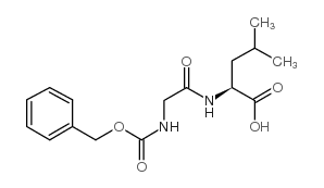 Z-Gly-Leu-OH结构式