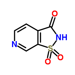 异噻唑并[5,4-c]吡啶-3(2H)-酮, 1,1-二氧化物结构式