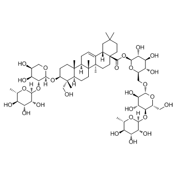 常春藤苷C； 常春藤皂苷C结构式