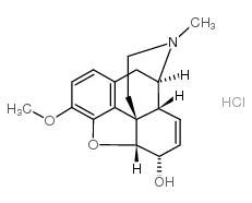 可待因盐酸盐结构式