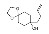 8-but-3-enyl-1,4-dioxaspiro[4.5]decan-8-ol结构式