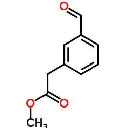 3-甲酰基苯乙酸甲酯结构式