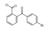 2-(4-bromo-benzoyl)-benzoyl chloride结构式