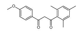1-(4-methoxyphenyl)-3-(2,4,6-trimethylphenyl)propane-1,3-dione结构式