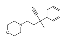 2-Methyl-2-phenyl-4-morpholinobutanenitrile结构式