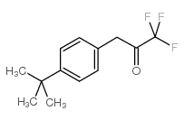 3-(4-TERT-BUTYLPHENYL)-1,1,1-TRIFLUORO-2-PROPANONE结构式