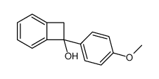 7-(4-methoxyphenyl)bicyclo[4.2.0]octa-1,3,5-trien-7-ol结构式