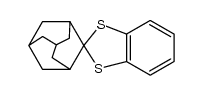 spiro[adamantane-2,2'-benzo[d][1,3]dithiole]结构式