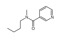 N-butyl-N-methylpyridine-3-carboxamide结构式