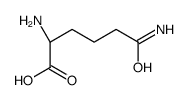 (2R)-2,6-diamino-6-oxohexanoic acid结构式