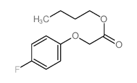 Acetic acid,2-(4-fluorophenoxy)-, butyl ester结构式