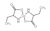 Copper,bis(2-aminobutanoato-N,O)- (9CI)结构式