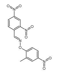 (E)-2,4-dinitrobenzaldehyde O-(2-methyl-4-nitrophenyl) oxime结构式