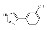 3-(1H-IMIDAZOL-4-YL)-PHENOL结构式