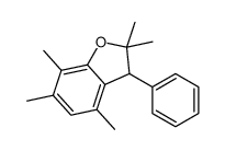 2,2,4,6,7-pentamethyl-3-phenyl-3H-1-benzofuran结构式