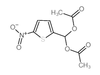 Methanediol,1-(5-nitro-2-thienyl)-, 1,1-diacetate结构式
