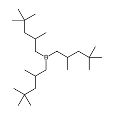 tris(2,4,4-trimethylpentyl)borane结构式