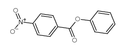 4-硝基-苯甲酸 苯基酯结构式