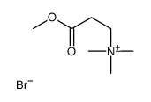 (3-methoxy-3-oxopropyl)-trimethylazanium,bromide结构式