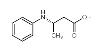 (S)-3-苯氨基丁酸结构式