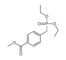 methyl 4-(diethoxyphosphorylmethyl)benzoate结构式