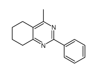 4-methyl-2-phenyl-5,6,7,8-tetrahydroquinazoline结构式