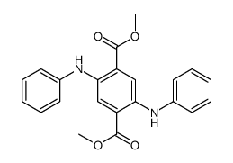 dimethyl 2,5-dianilinobenzene-1,4-dicarboxylate结构式