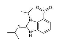 7-nitro-N,1-di(propan-2-yl)benzimidazol-2-amine结构式