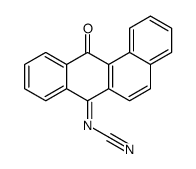 (12-oxobenzo[a]anthracen-7-ylidene)cyanamide结构式