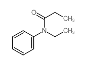Propanamide,N-ethyl-N-phenyl-结构式