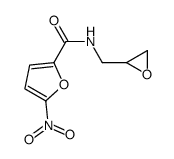 5-nitro-N-(oxiran-2-ylmethyl)furan-2-carboxamide结构式