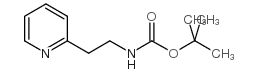 2-(2-N-Boc-氨基乙基)吡啶结构式