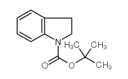 1-Boc-吲哚啉结构式