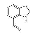 吲哚啉-7-甲醛结构式