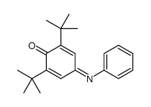 2,6-ditert-butyl-4-phenyliminocyclohexa-2,5-dien-1-one结构式