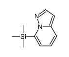 trimethyl(pyrazolo[1,5-a]pyridin-7-yl)silane结构式
