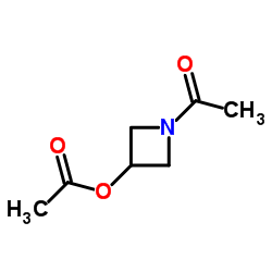 1-[3-(乙酰基氧基)-1-氮杂啶]乙酮结构式